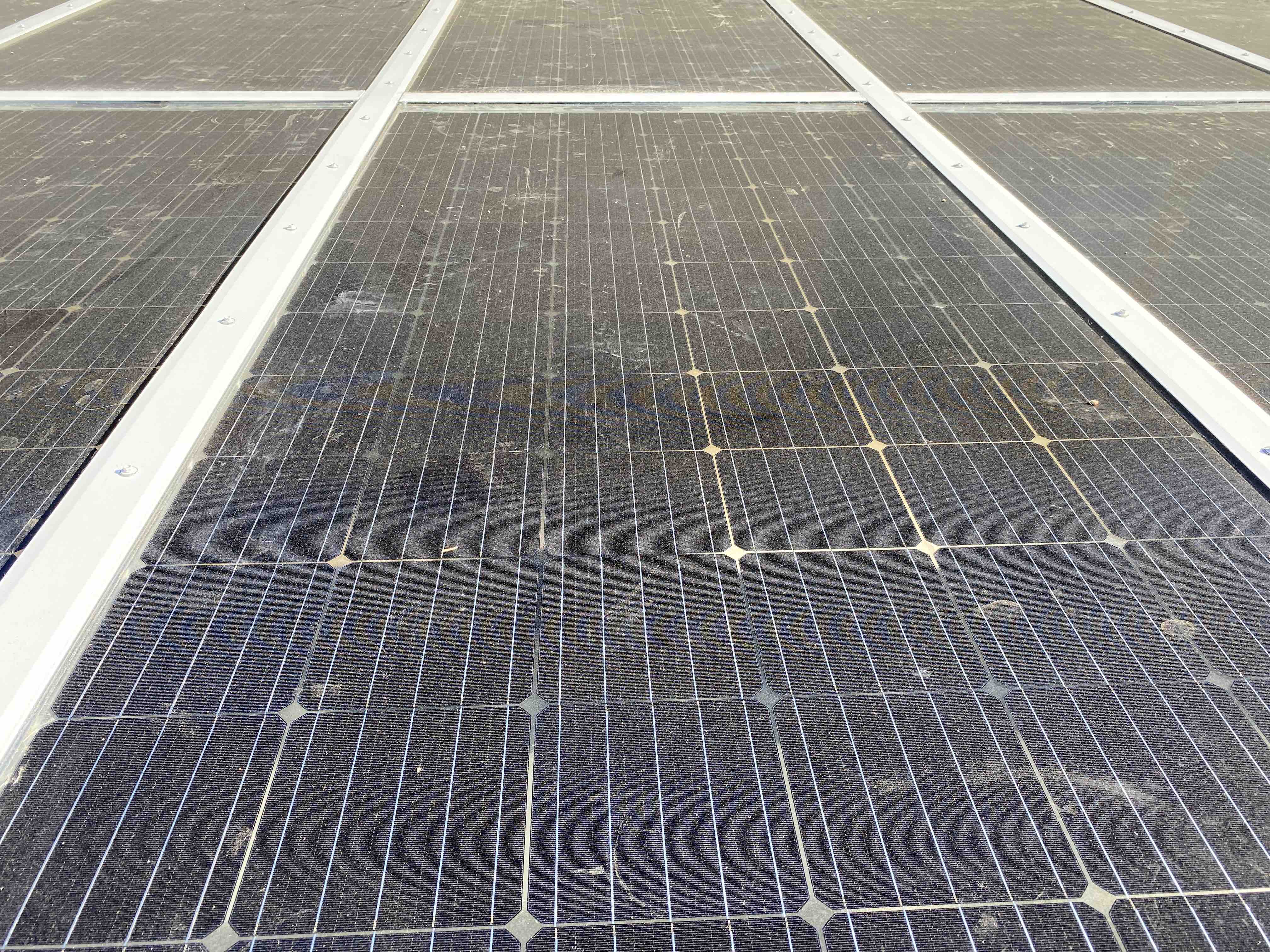 385 KW Solar Panels on Pergola Style Patio Cover San Clemente