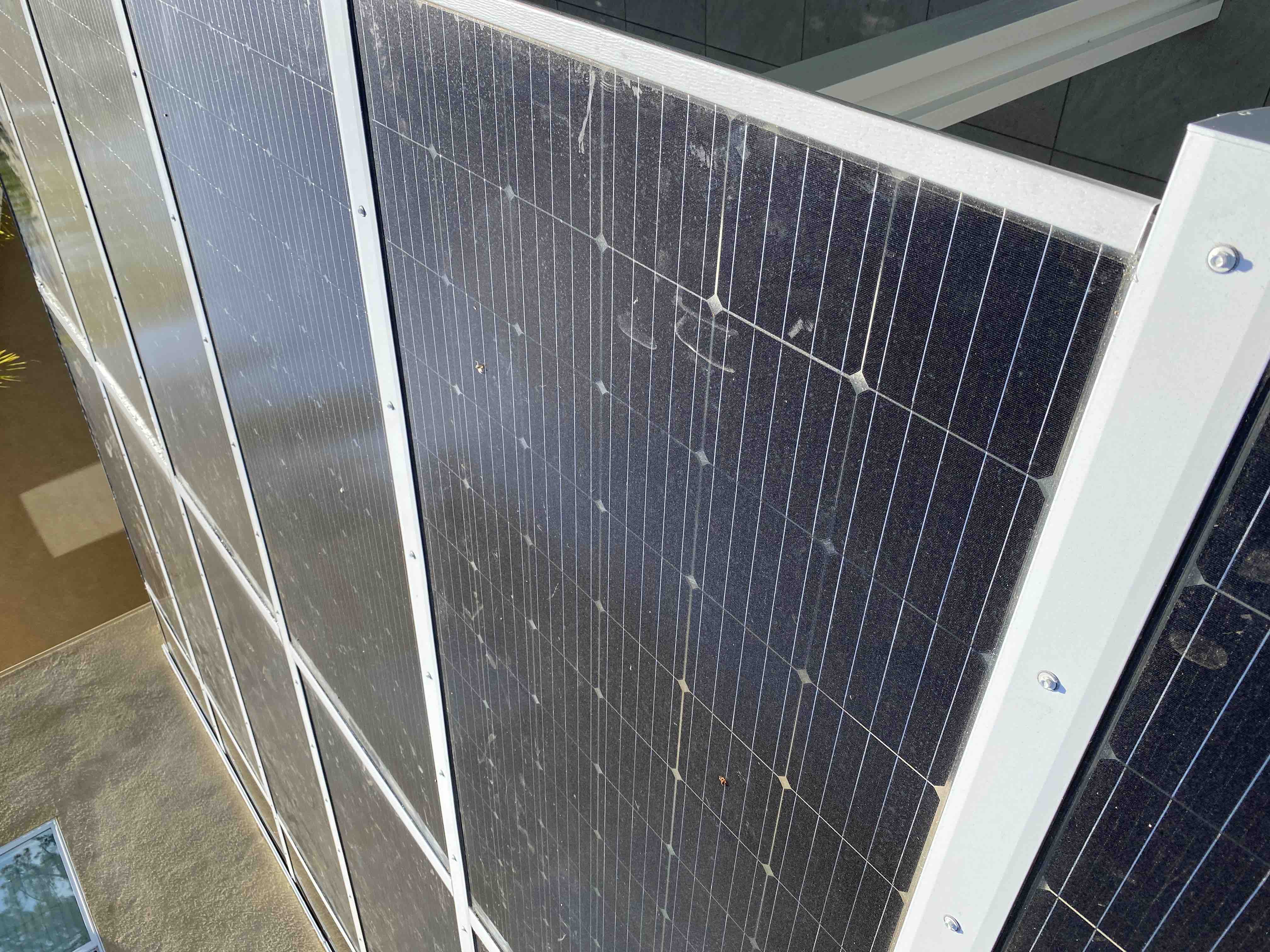 26-Solar Panels 10 KW Solar System on Solar Patio Cover